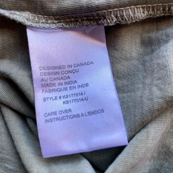 Nanavatee Green Sleeveless Lightweight Tank Dress Size Large Casual Summer Style - Picture 9 of 12